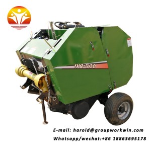Mini round hay baler hot selling square hay baler pine straw baler for sale