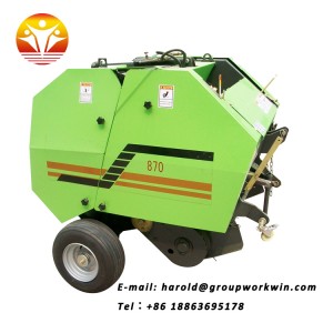 farm self-propelled hay baler,square hay baler, mini round hay baler