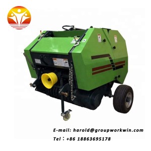Manufacturer CE hydraulic small round hay baler with factory price