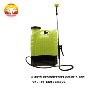 16l battery and manual 2 in 1 agricultural spray pump portable electric power sprayer