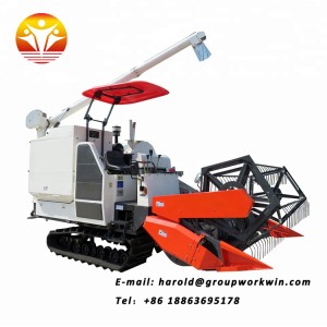 Durable and high efficiency rice harvester