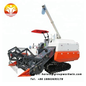 Durable and high efficiency rice harvester