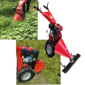 Italy technology mini farm walk hehind garden tractor oil bath sickle bar mower