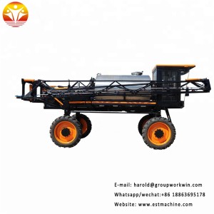 Agricultural Self Propelled Four-Wheel Drive Pesticide Spraying Power Agriculture Boom Sprayer Machinery