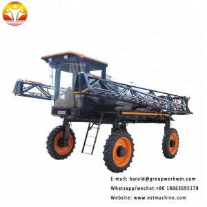 Agricultural Self Propelled Four-Wheel Drive Pesticide Spraying Power Agriculture Boom Sprayer Machinery