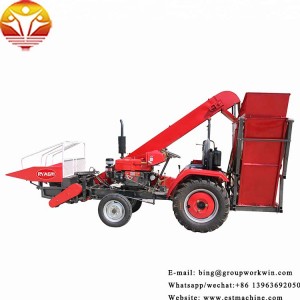 Tractor mounted small ear corn/maize combine harvester prices in pakistan market