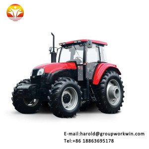 Agricultural four-wheel drive multi-cylinder tractor