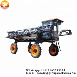 Agricultural Self Propelled Four-Wheel Drive Pesticide Spraying Power Agriculture Boom Sprayer Machinery