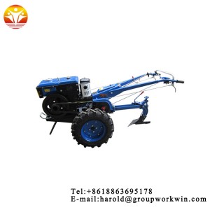 Modern two wheel rubber walking tractor price