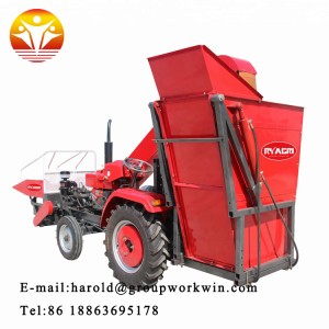 Tractor mounted small ear corn/maize combine harvester prices in pakistan market