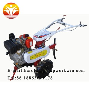 Agricultural rice field farming and dry land weeding micro tillage machine