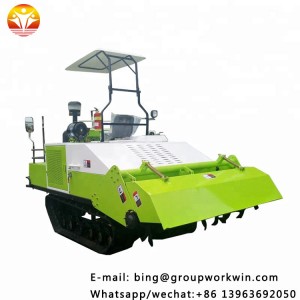 Cheap Agriculture Machinery Crawler Tractor Farm Track Rotary Tiller