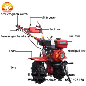 Farm Power tillers rotary cultivator