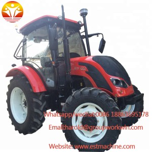 QLN agricultural 100 hp 4 WD farm wheel tractor for sale