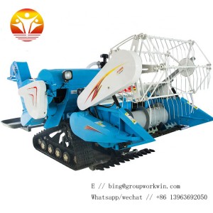 Hot-selling factory supplies mini rice combine harvester for sale
