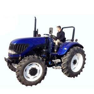 Easy-to-use 40hp 4WD small farm wheel Tractor with Front End Loader and Backhoe