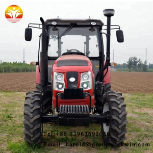 Low fuel consumption wheeled high horsepower farm tractor price