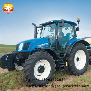 CE certificate YTO Engine 90hp 100hp 110hp 120hp 4WD Large Farm Tractor With AC Cabin