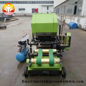 China Hydraulic Press Small Grass Straw Corn Silage Baler Machine