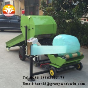 China Hydraulic Press Small Grass Straw Corn Silage Baler Machine