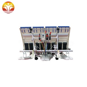 High efficiency 2z-430 4-row rice transplanter price walking behind in India