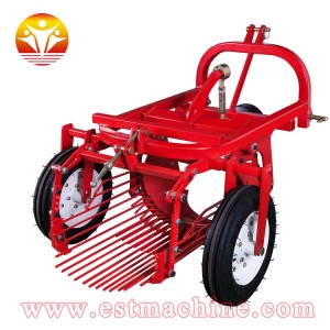 Tractor Mounted Small one row mini harvester potato