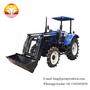 Best price 4wd cheap 50hp farm tractor with front loader