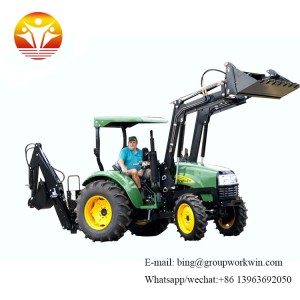 Best price 4wd cheap 50hp farm tractor with front loader
