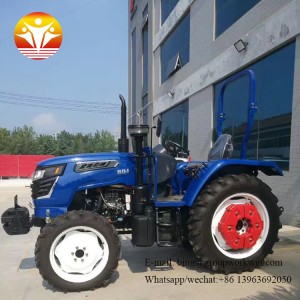 80HP 4x4 farm tractor with cabin