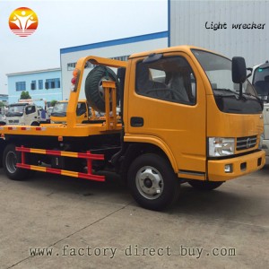 Vehicle rescue road light wrecker trailer