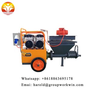 Small Construction Screw mortar spraying machine