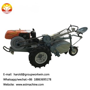 2018 New Mini Small Farm Walking Tiller Chain Tractor