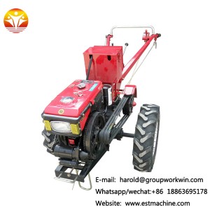 2018 New Mini Small Farm Walking Tiller Chain Tractor