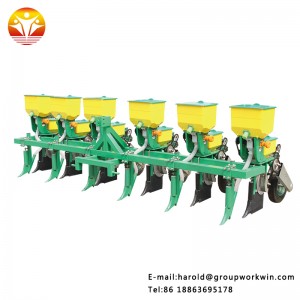 Double Barrel Corn Planter,with fertilizer mouth Hand Bean Seeder