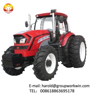 high power 4wd 110 HP farm tractor with AC cabin