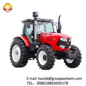 high power 4wd 110 HP farm tractor with AC cabin