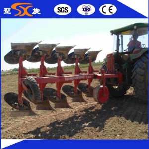 Eight-Bottoms Reversible Furrow Moldboard Plow with 1.2m Width