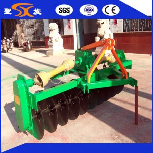 Large Tractor Matched with Strong Rotary Disc Tiller