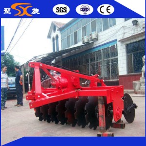 Single Side-Gearbox Transmission Square Beam Disc Harrow with 8 Gap Discs